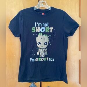 Guardians of the Galaxy Baby Groot Black Shirt